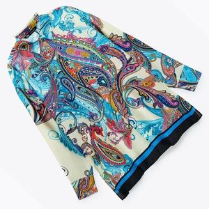 Zara Silky Patterned Blouse